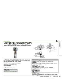 Thumbnail of document Data Sheet - AAFS - Adjustable Air Flow Paddle Switch